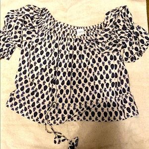 Misa Los Angeles off the shoulder shirt